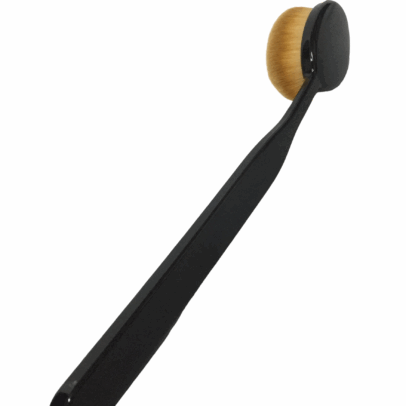 Mapperz Make Up Foundation Powder Concealer Oval Blending Blush Brush (pack of 1)