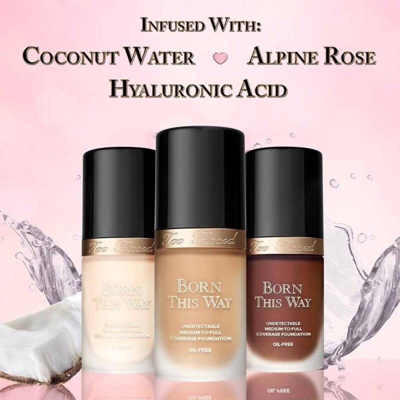 Too Faced Born This Way Flawless Coverage Natural Finish Foundation - 30 mL - Image 4
