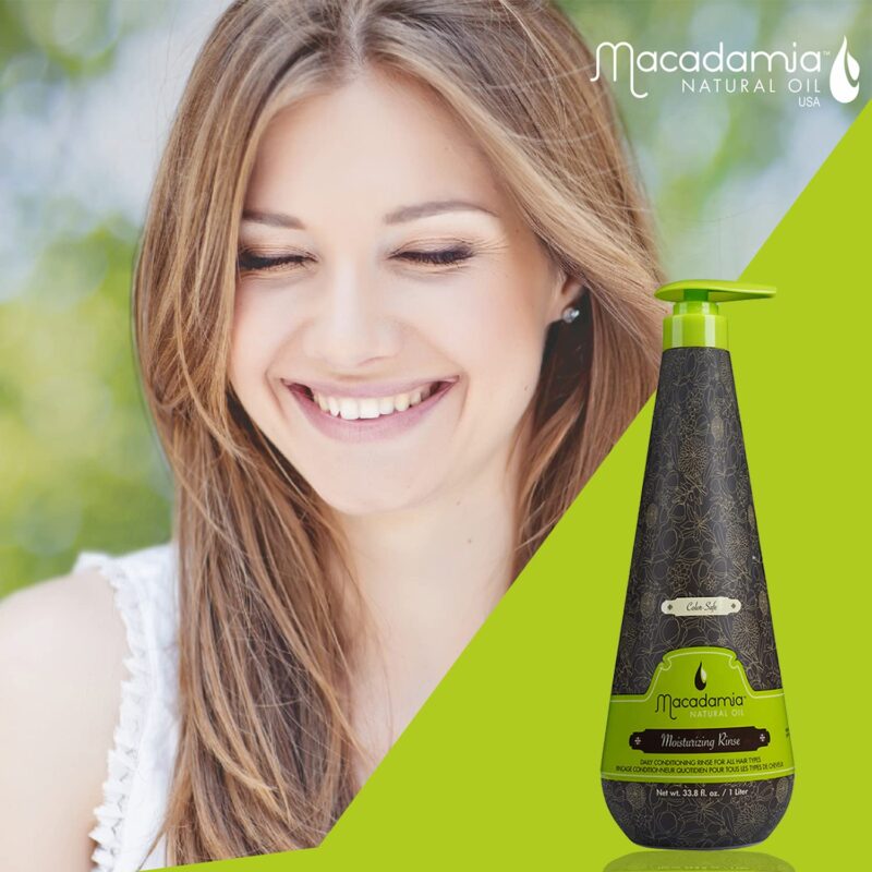 Macadamia Moisturizing Rinse - For All Hair Types, 1 L - Image 4