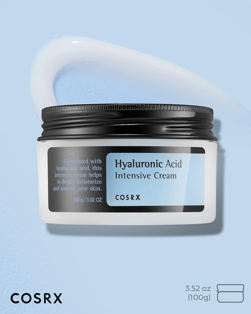 COSRX Hyaluronic Acid Moisturizing Cream, Long-lasting Hydration, Rich Moisturizer for Sensitive Skin 3.52 oz / 100g, Korean Skin Care, Animal Testing Free, Parabens Free - Image 4