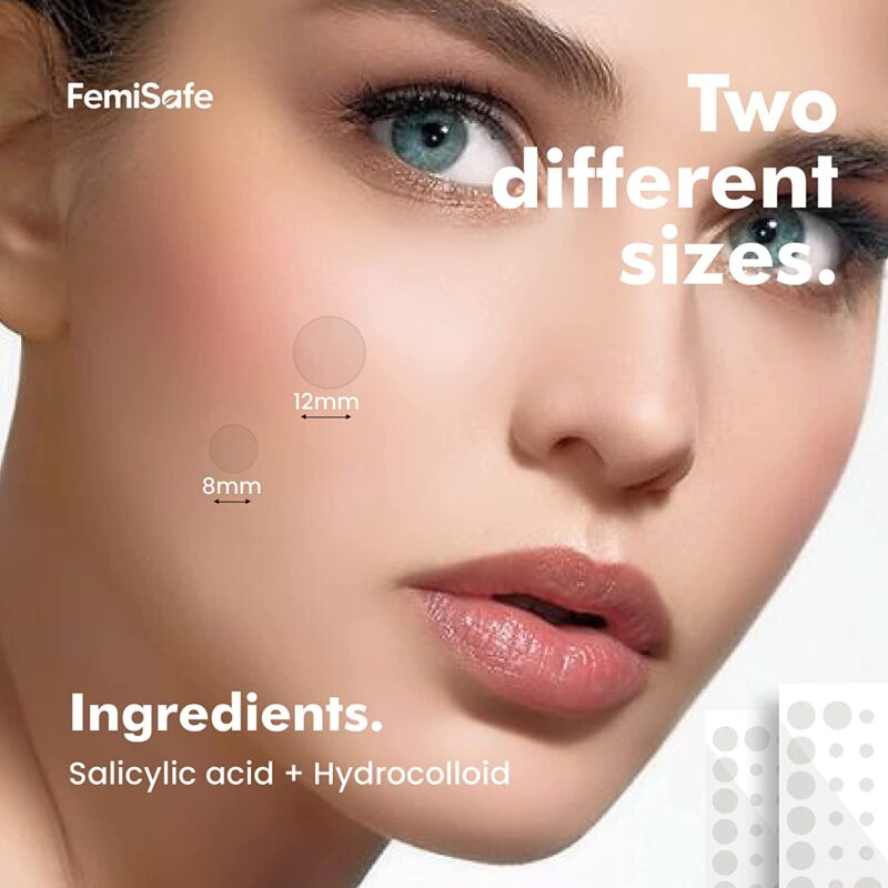 FemiSafe Acne Pimple Patch | 24 Invisible Waterproof 2% Salicylic Acid & Hydrocolloid Spot Acne Patches for Men & Women - Image 2