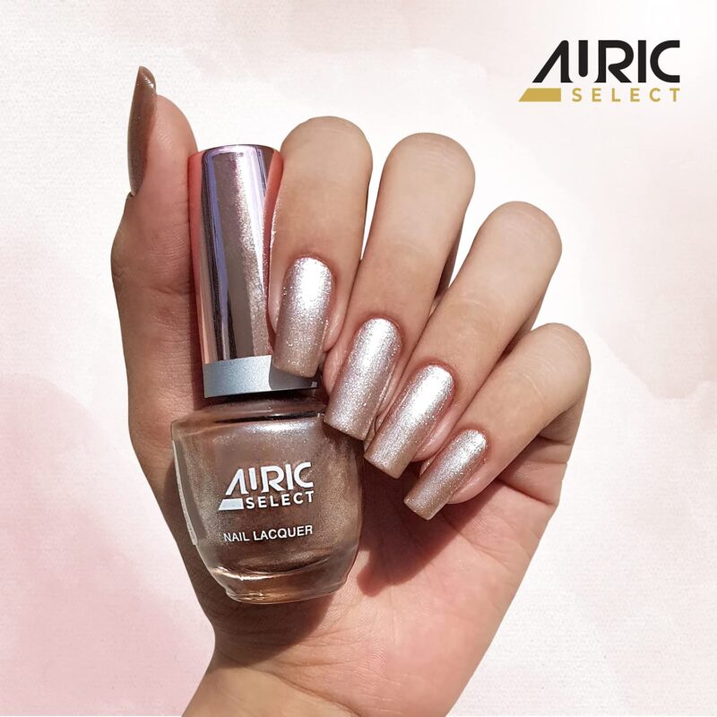 Auric Select Nail Lacquer-Sparkling Rose - 15ML - Image 4