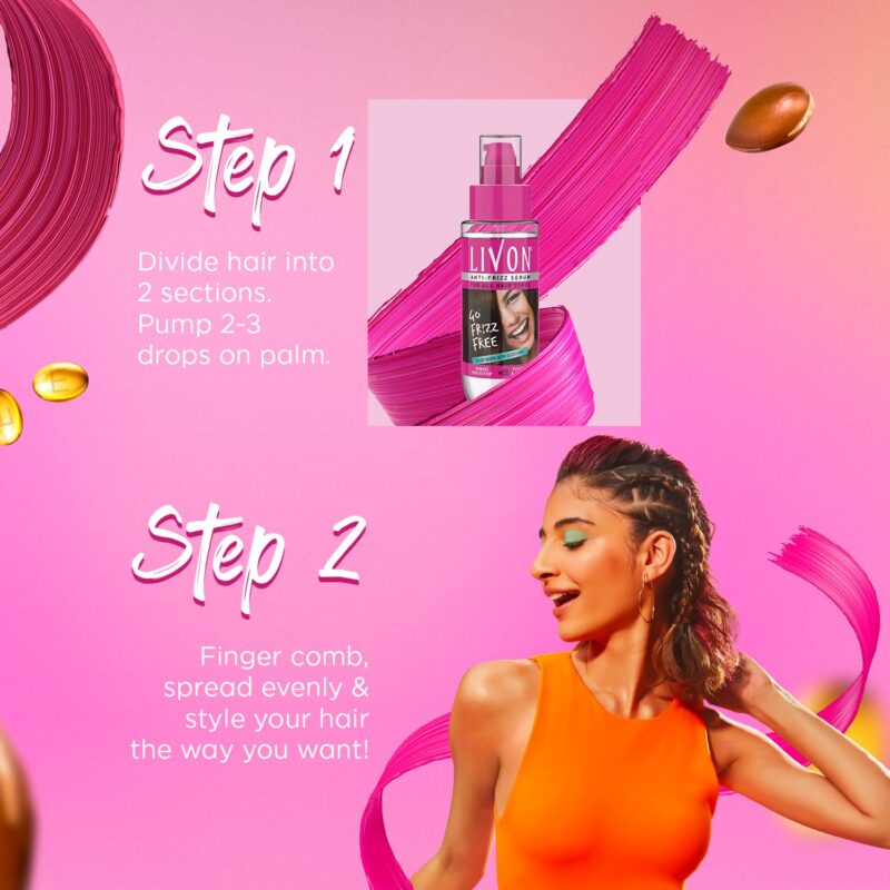Livon Hair Serum For Women-100ml - Image 3