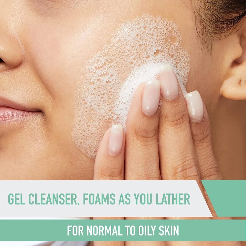 CeraVe Foaming Cleanser for Normal to Oily Skin - 473ml - Image 2