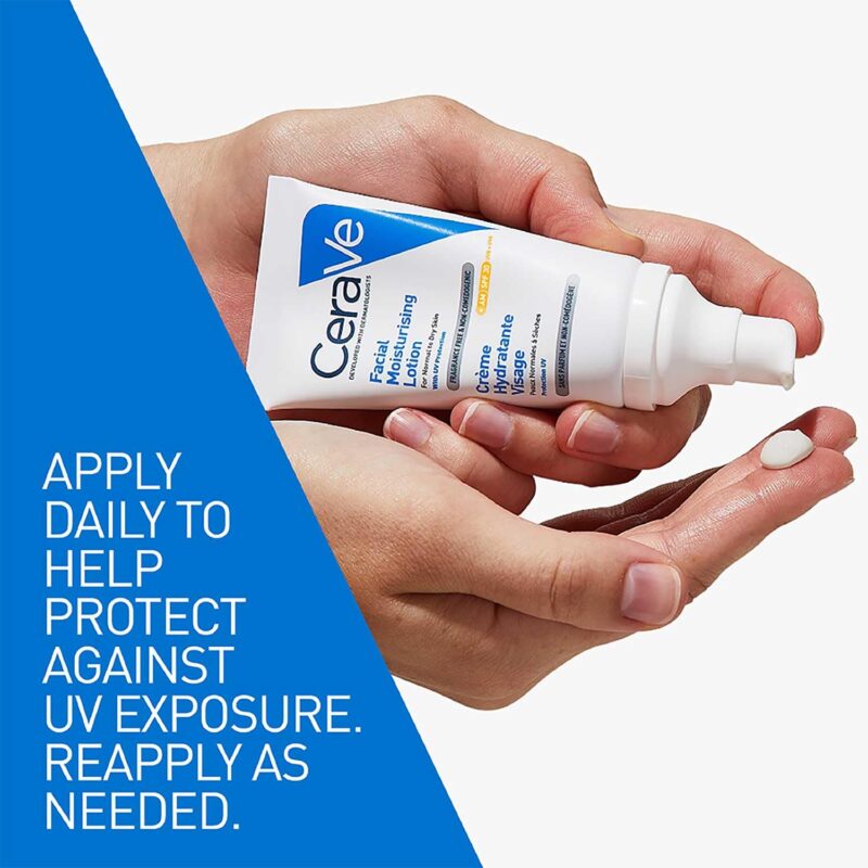 CeraVe AM Facial Moisturizing Lotion For Normal to Dry Skin (52ml) - Broad Spectrum SPF 30 Sunscreen | Non-Comedogenic, Paraben-Free And Fragrance-Free Lotion - Image 5