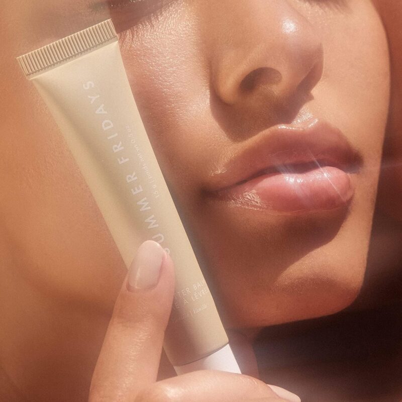 Summer Fridays Lip Butter Balm - Conditioning Lip Mask and Lip Balm for Instant Moisture, Shine and Hydration - Sheer-Tinted, Soothing Lip Care - Vanilla (.5 Oz) - Image 4