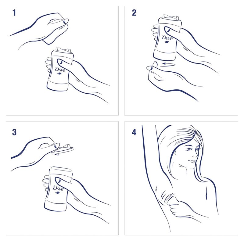 Dove Original Antiperspirant Deodorant Roll On - 40ml - Image 3