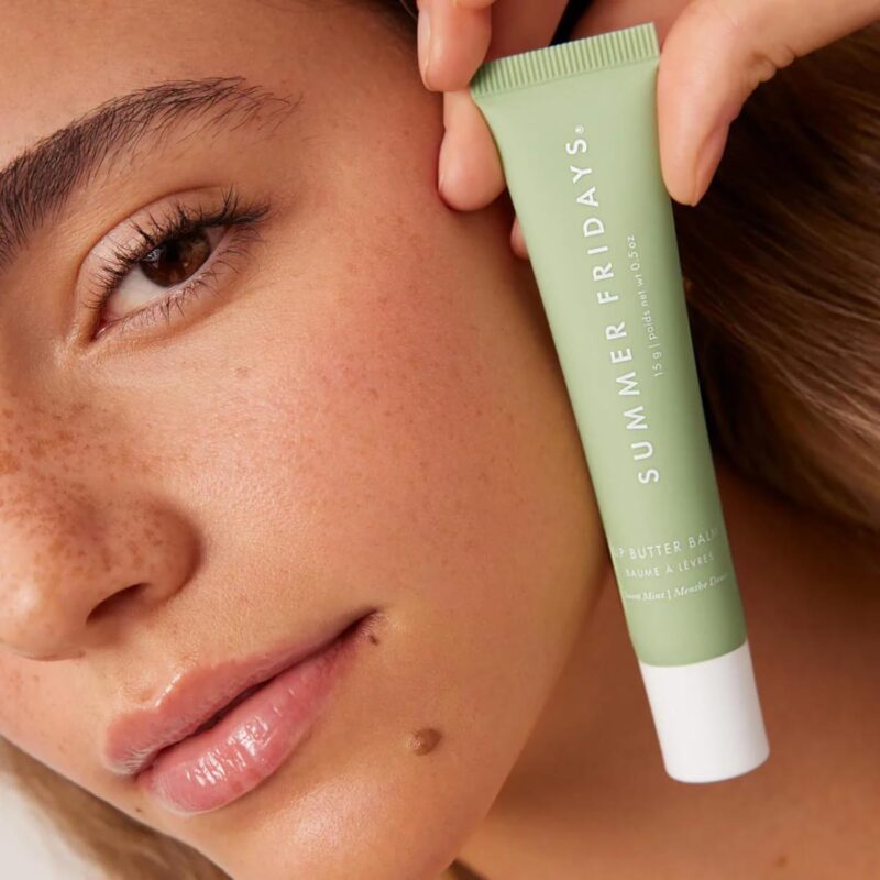 Summer Fridays Lip Butter Balm - Conditioning Lip Mask and Lip Balm for Instant Moisture, Shine and Hydration - Sheer-Tinted, Soothing Lip Care - Sweet Mint (.5 Oz) - Image 3