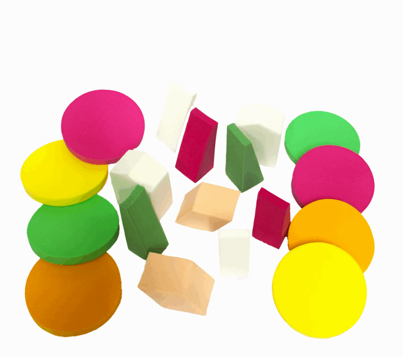 Sedell Paris All Shapes Sponge With Transparents Bottle (Pack of 18) - Image 3