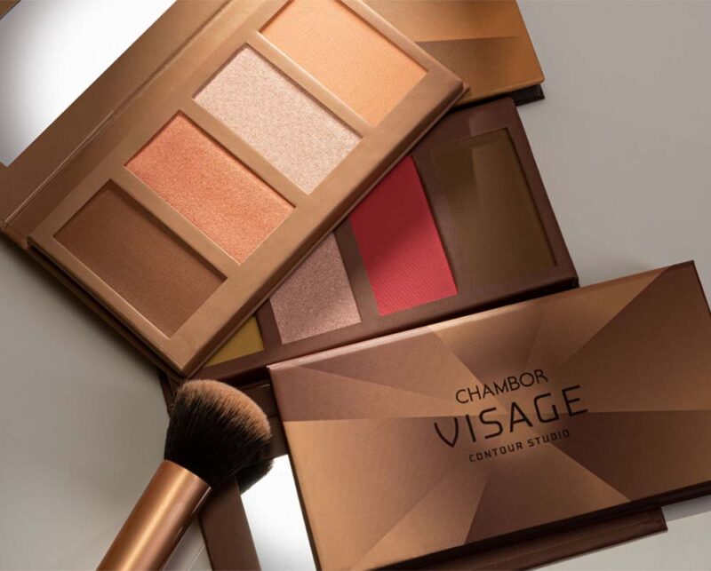 Chambor Visage Contour Studio Face Palette Make Up 202 Medium - 18g - Image 2