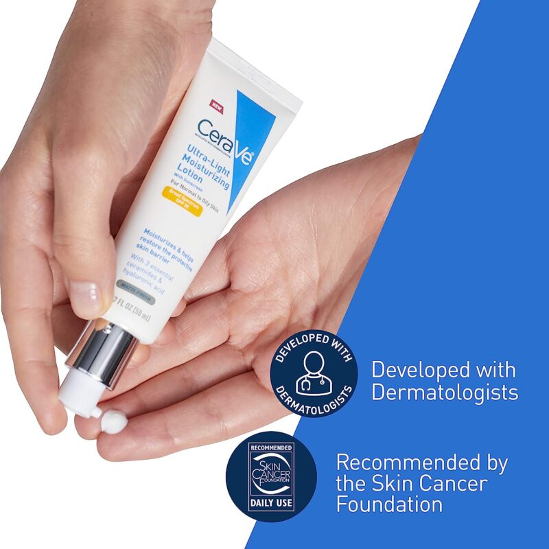 CeraVe Ultra Light Moisturizing Lotion SPF30 - 50ml - Image 2