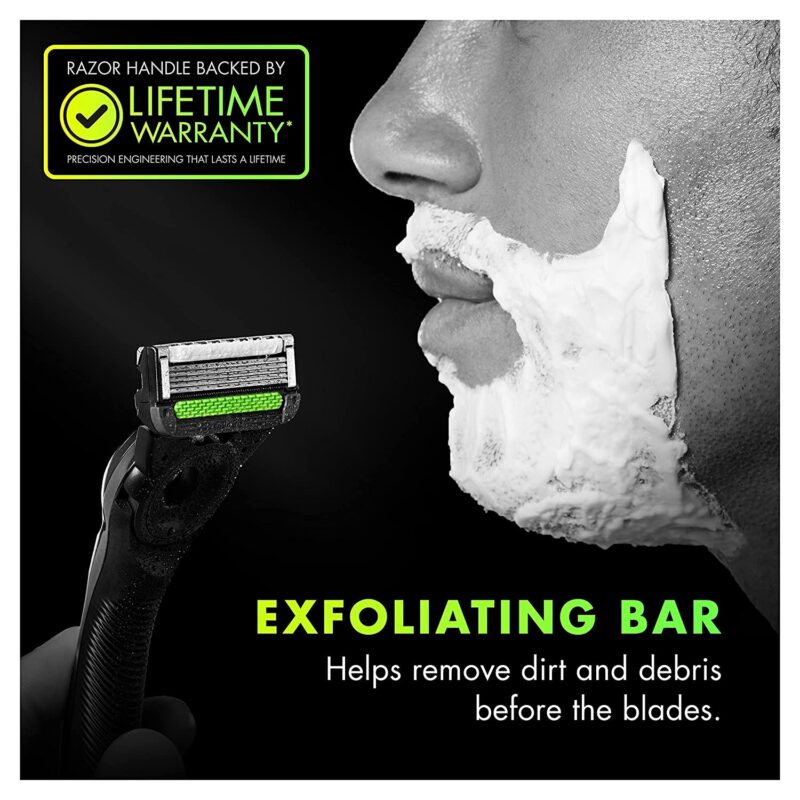 Gillette Mens Razor with Exfoliating Bar by GilletteLabs, Shaving Kit for Men - Image 7