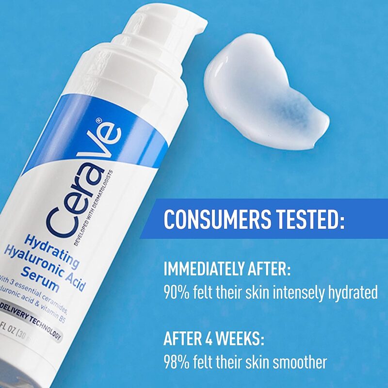 CeraVe Hyaluronic Acid Face Serum - 30ml - Image 4
