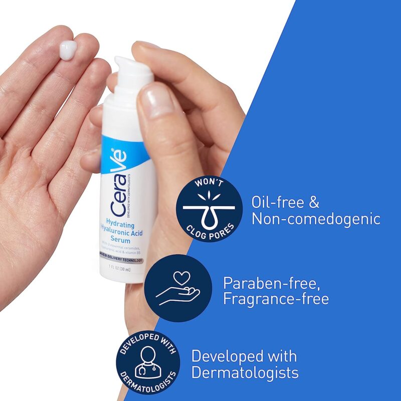 CeraVe Hyaluronic Acid Face Serum - 30ml - Image 3