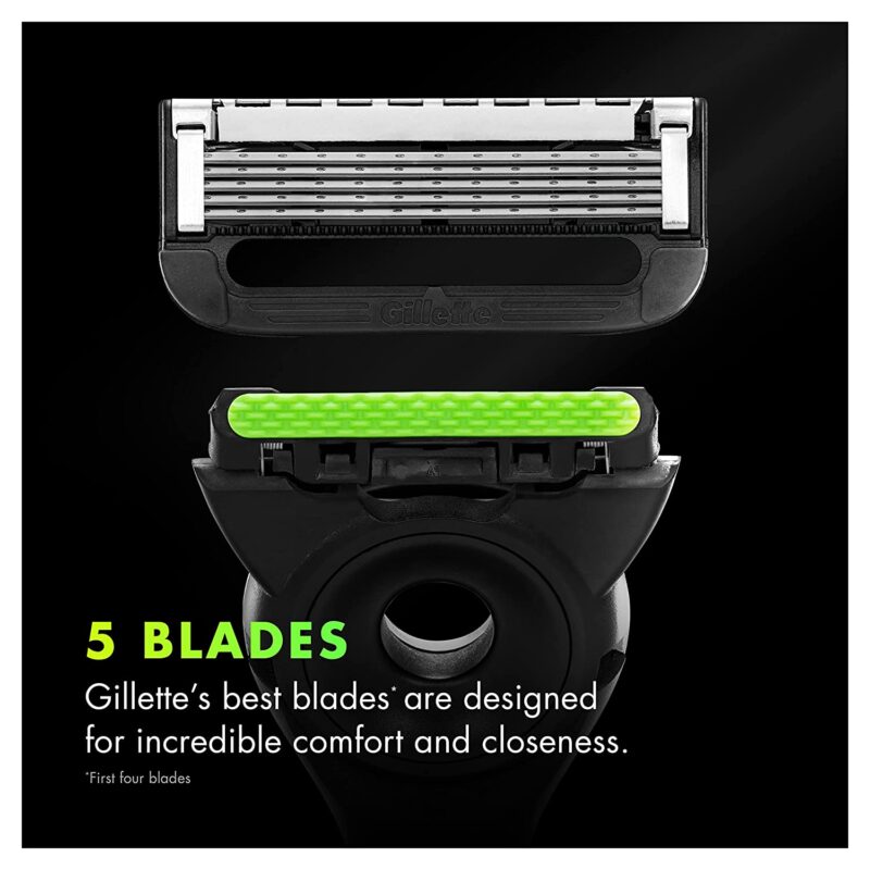 Gillette Mens Razor with Exfoliating Bar by GilletteLabs, Shaving Kit for Men - Image 6