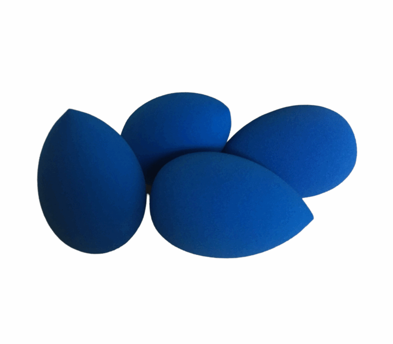 Sedell Paris NOTCH Egg Shape Makeup Puff Sponge Blender for Perfect Makeup Blending Color Blue - Image 3