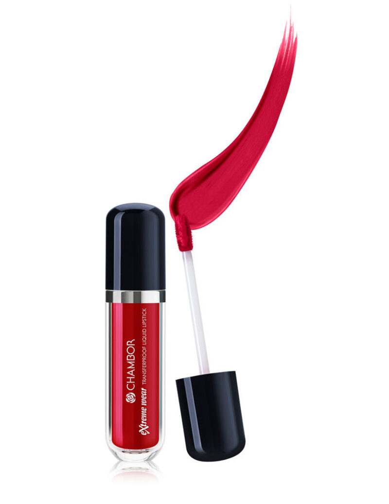 Chambor Extreme Wear Transferproof Liquid Lipstick - Fire Brick #439 - Image 2