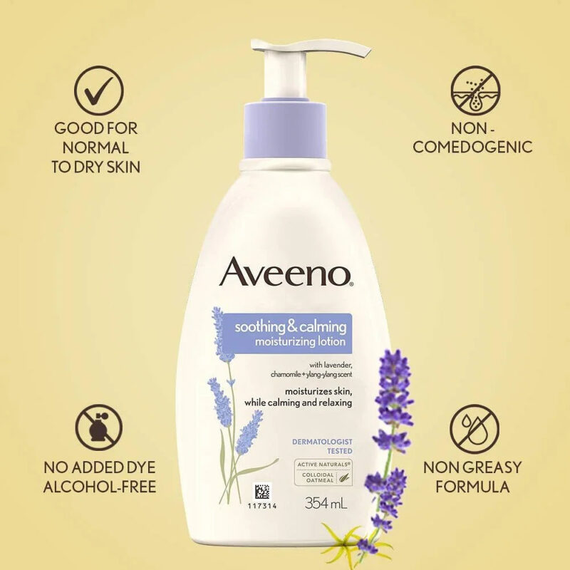 AVEENO SOOTHING & CLAMING MOISTURIZING LOTION - 354ML - Image 4