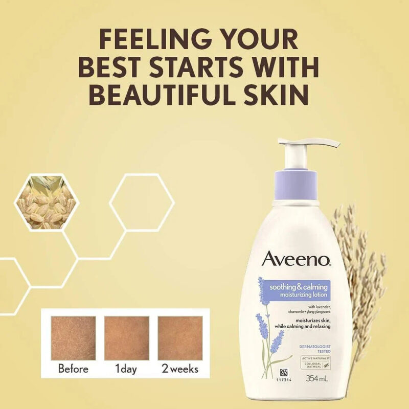 AVEENO SOOTHING & CLAMING MOISTURIZING LOTION - 354ML - Image 2