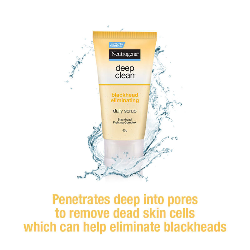 Neutrogena Deep Clean Blackhead Eliminiting Scrub-40g - Image 3