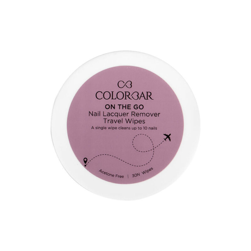 ON THE GO NAIL LACQUER REMOVER TRAVEL WIPES -RAINBOW BOUQUET - 30N