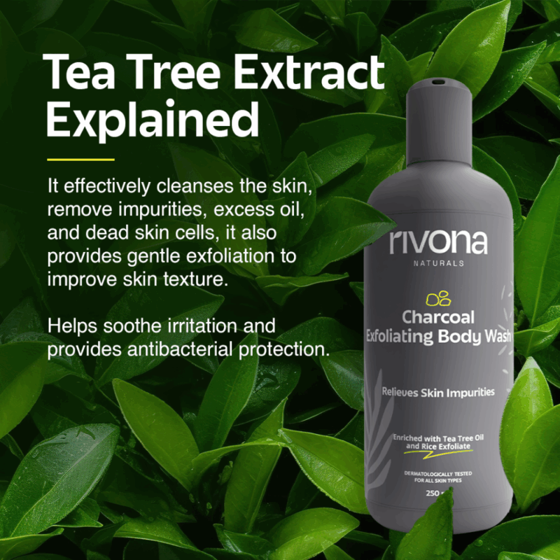 Rivona CHARCOAL BODY WASH WITH SCRUB - Image 4