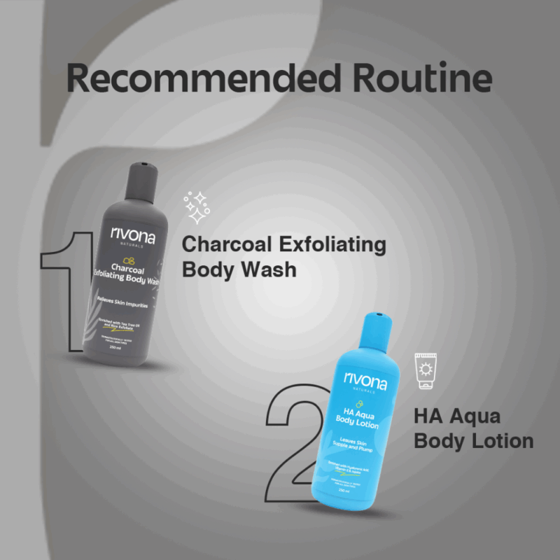 Rivona CHARCOAL BODY WASH WITH SCRUB - Image 6