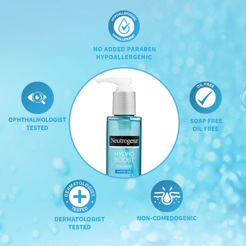 Neutrogena Hydro Boost Cleanser Water Gel Face Wash - 145mL - Image 4