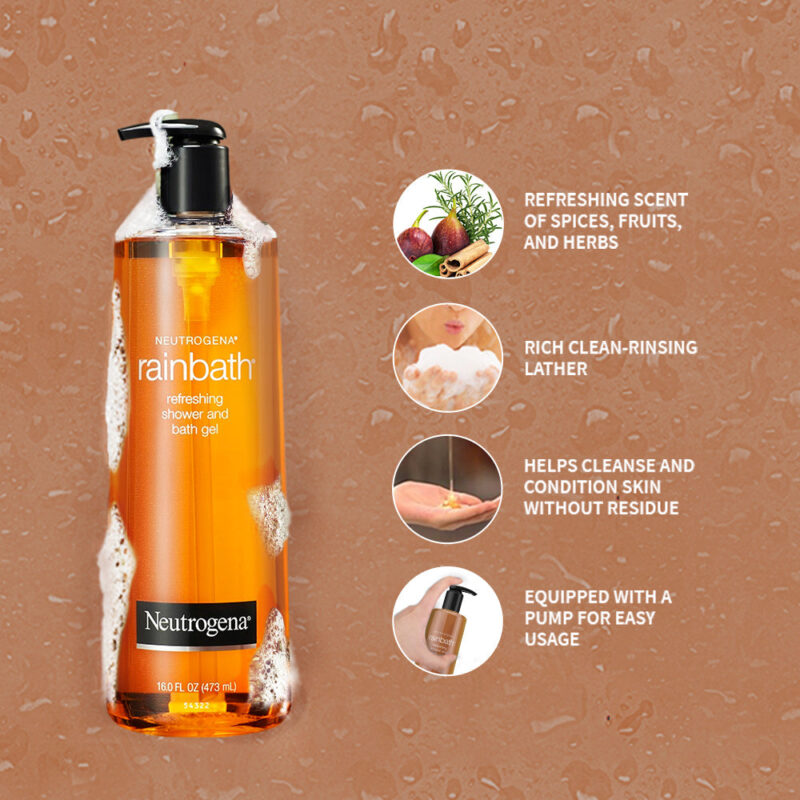 Neutrogena Rainbath RefrshngShr/BthGel473ml - Image 4