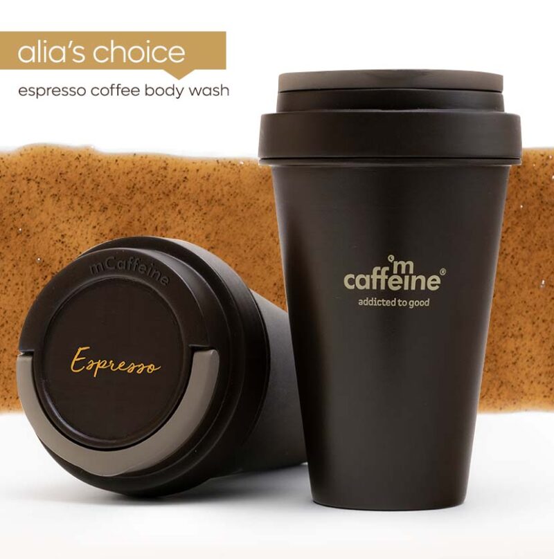 M Caffeine Espresso Coffee Body Wash + Scrub with Natural AHA - 300ml - Image 2