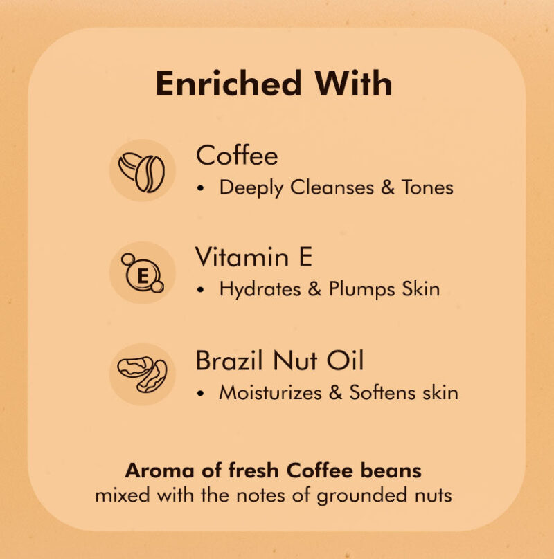 M Caffeine Coffee Body Wash with Vitamin E - 300ml - Image 5