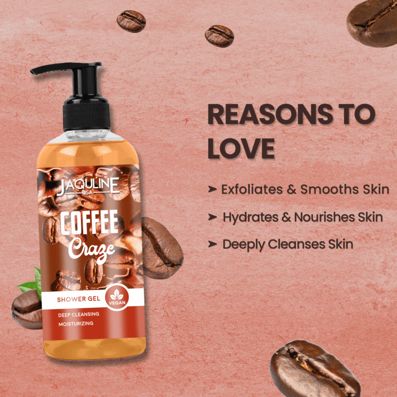 Jaquline USA Coffee Shower Gel 250ml - Image 3