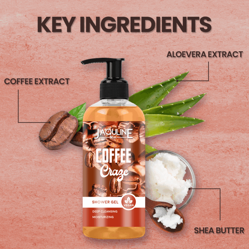 Jaquline USA Coffee Shower Gel 250ml - Image 6