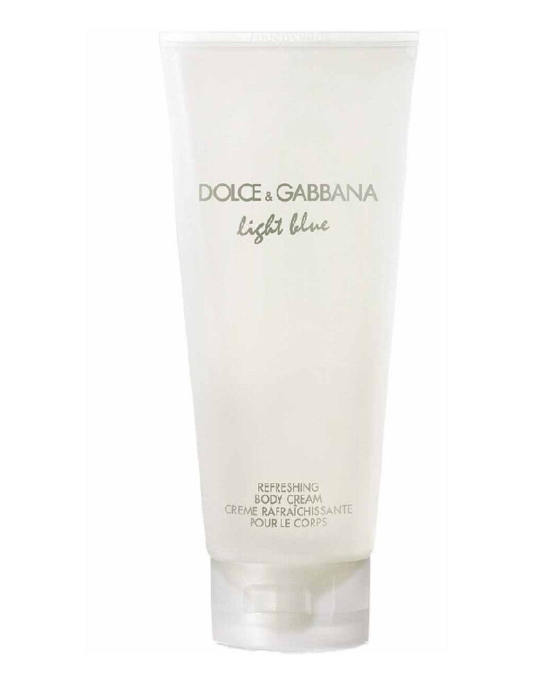 Dolice And Gabbana Light Blue Refreshing Body Cream CrÃ£Ë†Me Rafraichissante Pour Le Corps -100 Ml