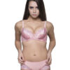Eva Paris-Bra Panty Set-Peach-No-2397