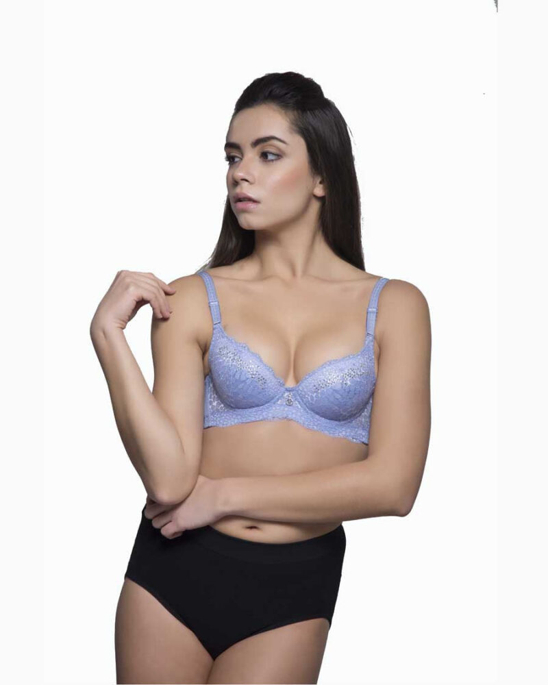 Eva Paris-Bra-Blue -No-2375 - Image 2