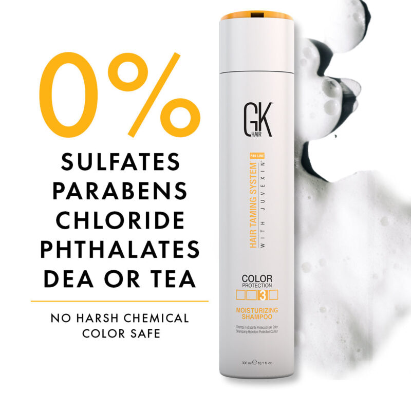GK Hair Moisturizing Shampoo Color Protection - 300 Ml - Image 4