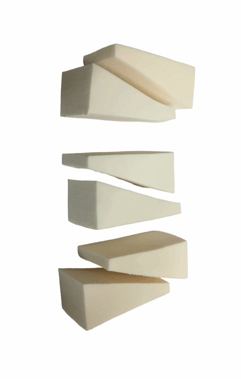 MEGAGA USA Triangle Shape Sponge Pack of 12 - Image 2