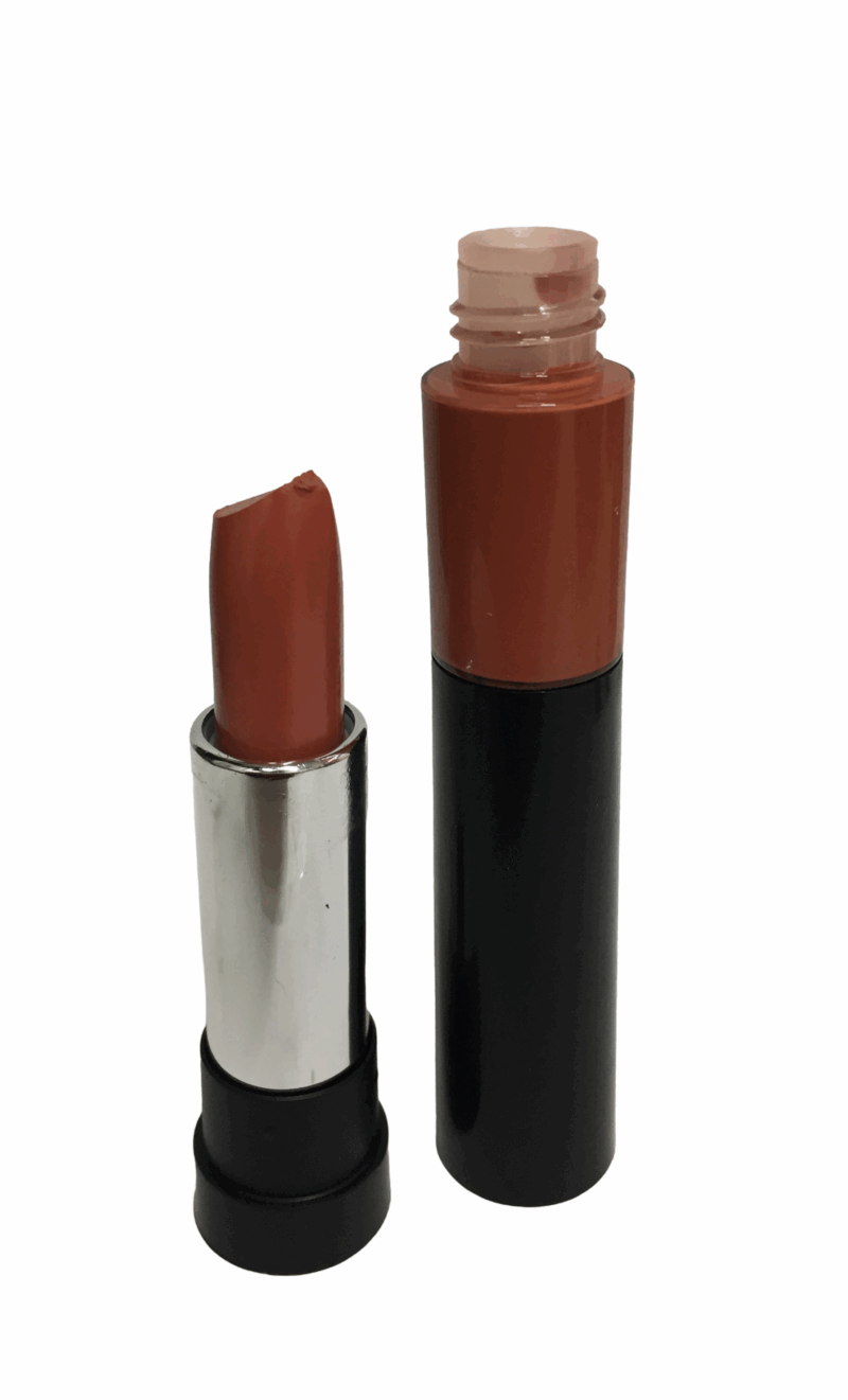 THE NUDES  Duo Matte Finish and Moisturizing Lipstick and Lip Gloss - Image 3
