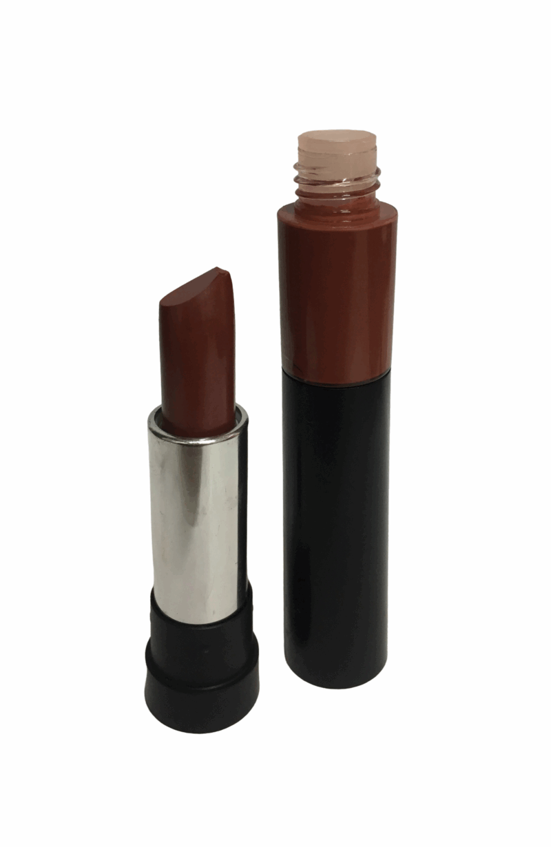 THE NUDES  Duo Matte Finish and Moisturizing Lipstick and Lip Gloss - Image 3