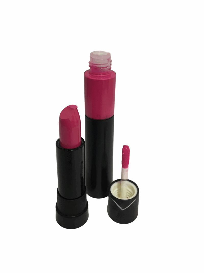 THE NUDES  Duo Matte Finish and Moisturizing Lipstick and Lip Gloss - Image 2