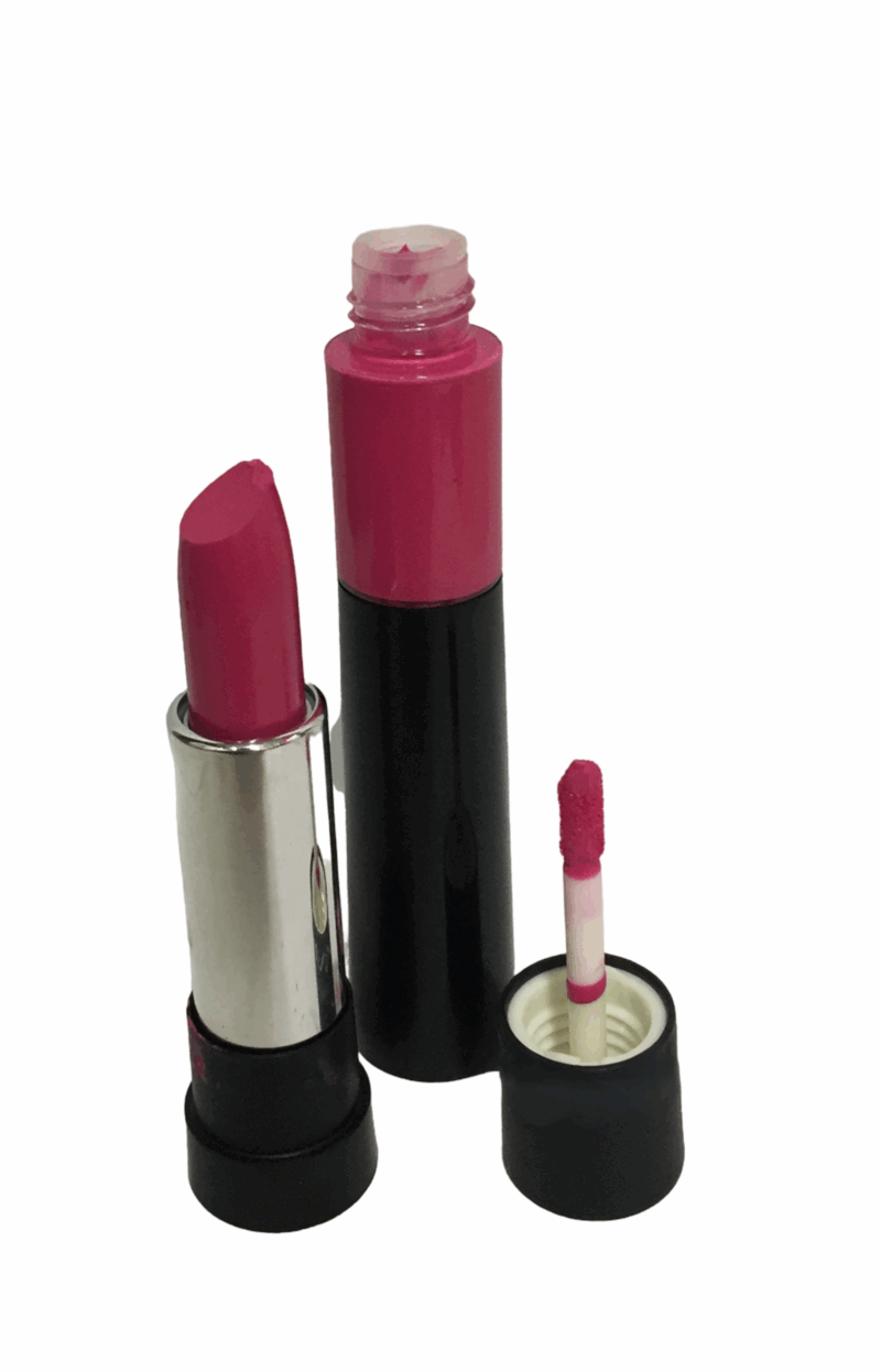 THE NUDES  Duo Matte Finish and Moisturizing Lipstick and Lip Gloss - Image 2