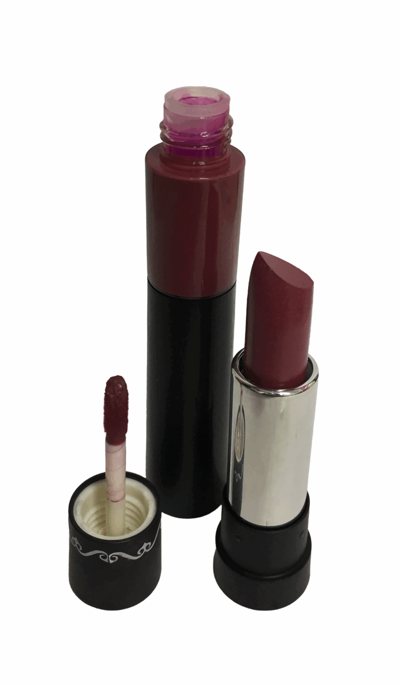THE NUDES  Duo Matte Finish and Moisturizing Lipstick and Lip Gloss - Image 2