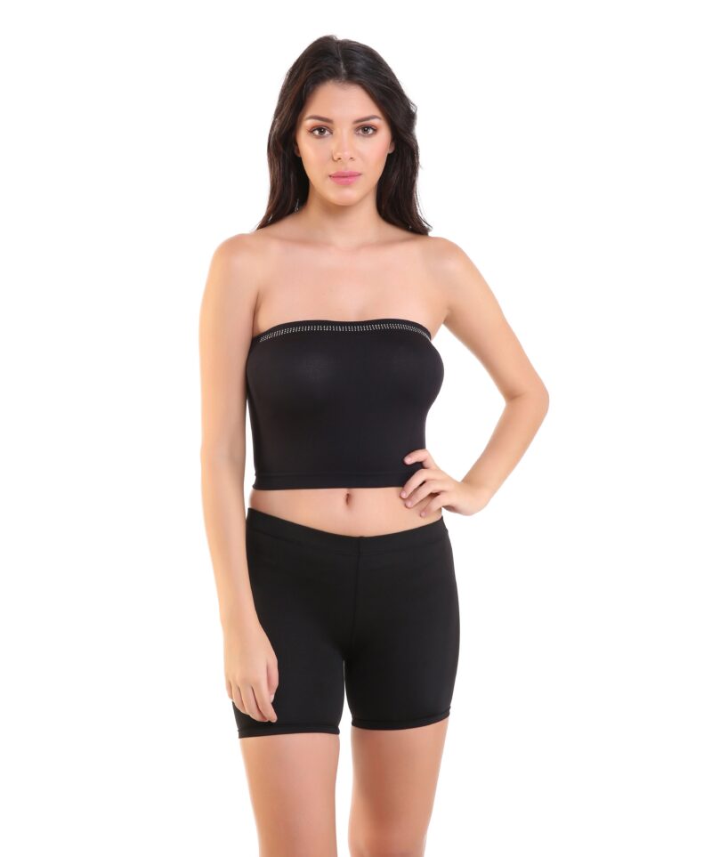 Kate Lightweight Mid Rise Boyleg Panty - Black