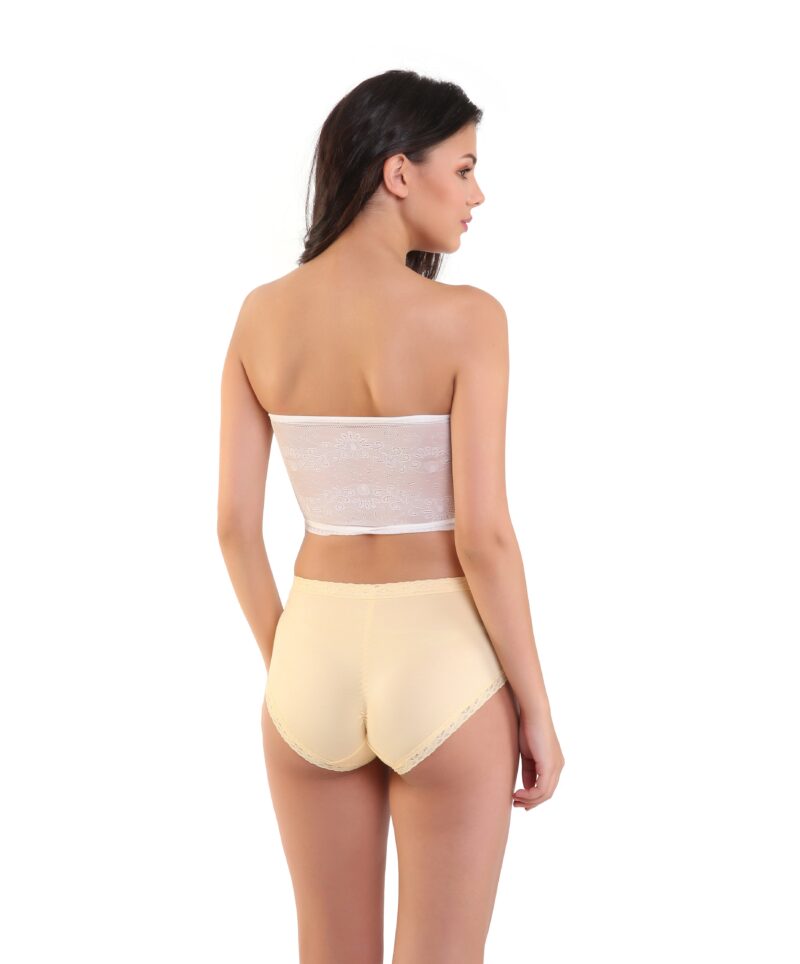 Kate Strapless Lace Net Tube Non Padded Bra- Free Size - Image 3