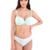 Low Waist Bikini Panty with Lace Panels - Free Size