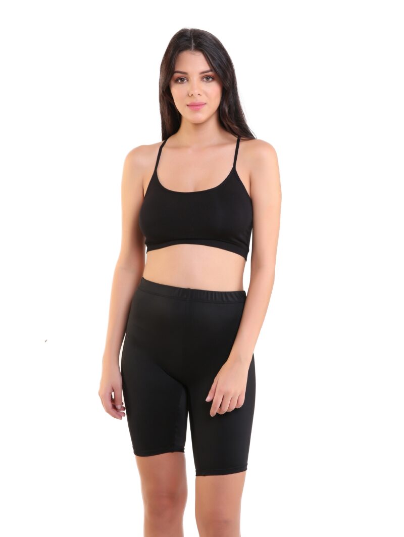 Kate Ultrasoft Lightweight Mid Rise Short - Black