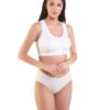Kate Peel Removable Pads Sports Bra - White (Large)