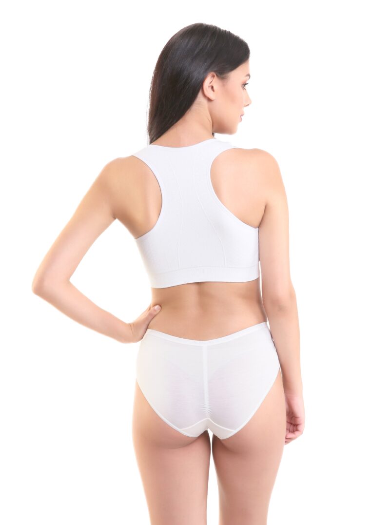 Kate Mid Waist Hipster Cotton Panty - Black - Image 4