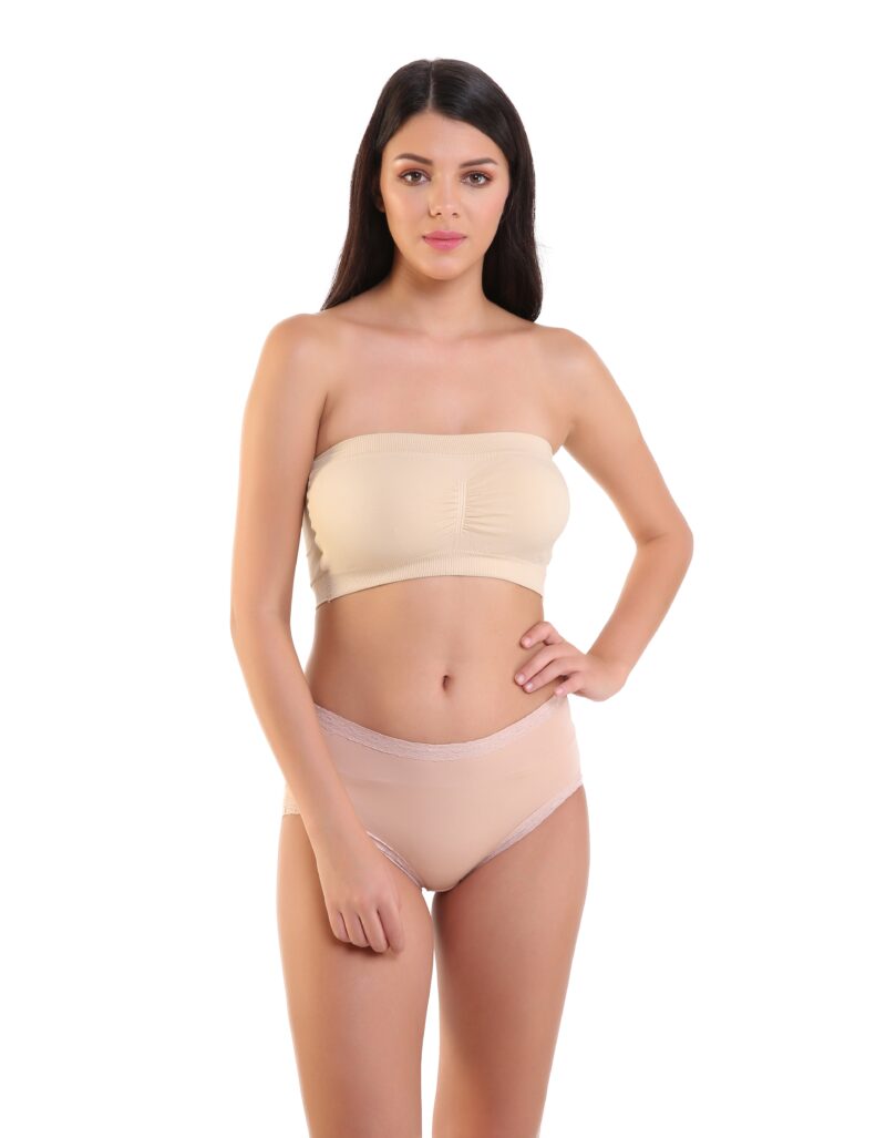Kate Strapless Paded Tube Bra - Free Size - Image 3
